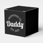 Gepromoveerd naar Daddy Est. 2025 I Bedankdoosjes (Voorkant Zijde)