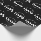 Gepromoveerd naar Daddy Est. 2025 I Cadeaupapier (Hoek)