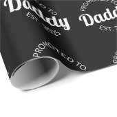 Gepromoveerd naar Daddy Est. 2025 I Cadeaupapier (Rol Hoek)