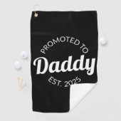 Gepromoveerd naar Daddy Est. 2025 I Golfhanddoek (Insitu)