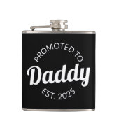 Gepromoveerd naar Daddy Est. 2025 I Heupfles (Voorkant)