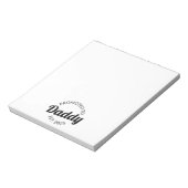Gepromoveerd naar Daddy Est. 2025 I Notitieblok (Linkerzijde)