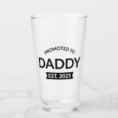 Gepromoveerd naar Daddy Est. 2025 II Glas (Voorkant)