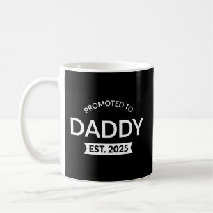 Gepromoveerd naar Daddy Est. 2025 II Koffiemok