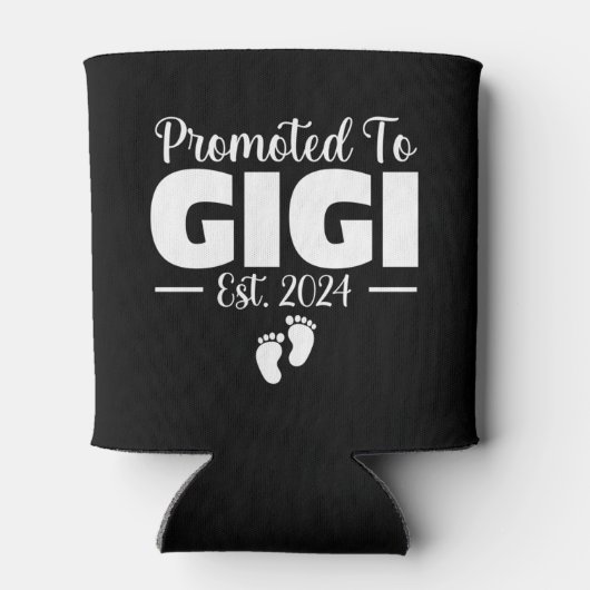 Gepromoveerd naar Gigi 2024 Gifts Zwangerschap Aan Blikjeskoeler (Achterkant)