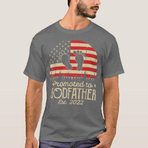Gepromoveerd naar Godfather Est 2022 Mannen... eer T-shirt