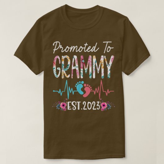 Gepromoveerd naar Grammy 2023 Moederdag kerstavond T-shirt (Design voorkant)