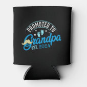 Gepromoveerd naar Grandad EST 2024 New Grandad Gif Blikjeskoeler (Voorkant)