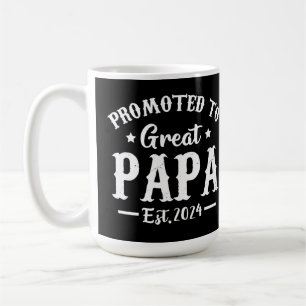 Gepromoveerd naar Great Papa Est 2024 T shirt Koffiemok