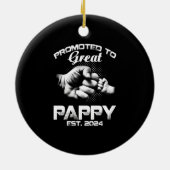 Gepromoveerd naar Great Pappy Est Keramisch Ornament (Achterkant)
