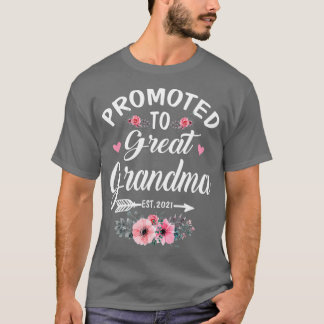 Gepromoveerd naar Grootma EST 2021-cadeau T-shirt