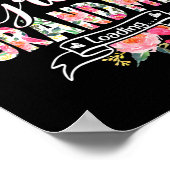 Gepromoveerd naar grootmoeder Oost 2022 Floral Fir Poster (Hoek)