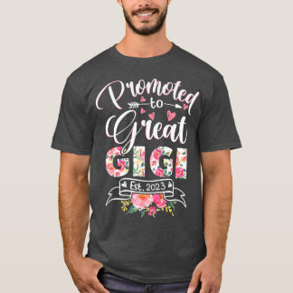 Gepromoveerd naar Grote Gigi EST 2023 Floral First T-shirt