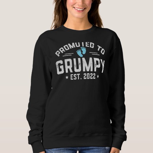 Gepromoveerd naar Grumpy 2022 voor het eerst Grump Trui (Voorkant)