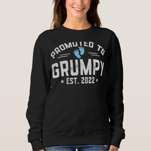 Gepromoveerd naar Grumpy 2022 voor het eerst Grump Trui (Voorkant)