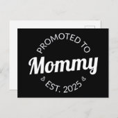 Gepromoveerd naar mama Est. 2025 I Briefkaart (Voorkant / Achterkant)