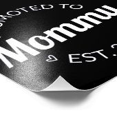 Gepromoveerd naar mama Est. 2025 I Foto Afdruk (Hoek)