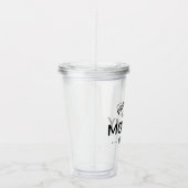 Gepromoveerd naar mama Est. 2025 II Acryl Drinkbeker (Rechts)