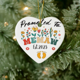 Gepromoveerd naar Memaw West. 2025: een bijzonder Keramisch Ornament