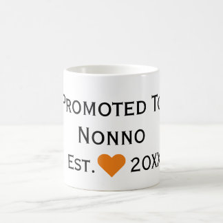 Gepromoveerd naar Nonno Black & Oranje Mok