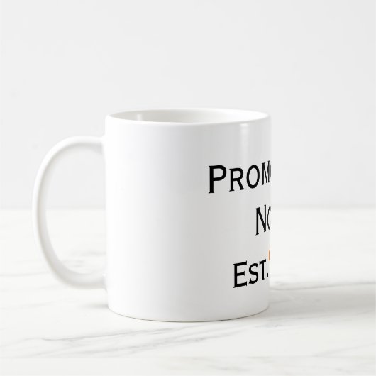 Gepromoveerd naar Nonno Black & Oranje Mok (Links)