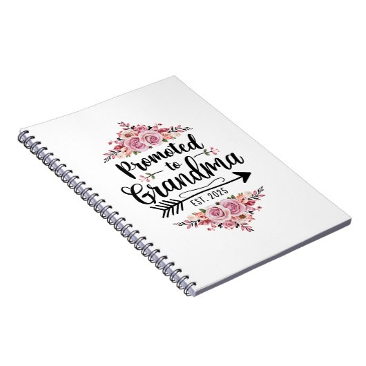 Gepromoveerd naar oma 2025 zwangerschapsaankondigi notitieboek (Rechterzijde)