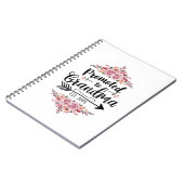 Gepromoveerd naar oma 2025 zwangerschapsaankondigi notitieboek (Linkerzijde)