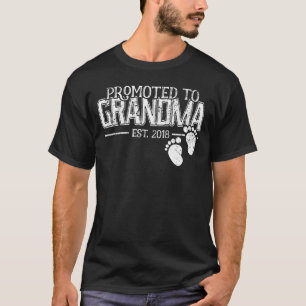 Gepromoveerd naar oma zwangerschap aankondiging ca t-shirt