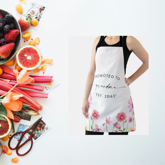 Gepromoveerd naar Oma Zwangerschapsaankondiging Schort