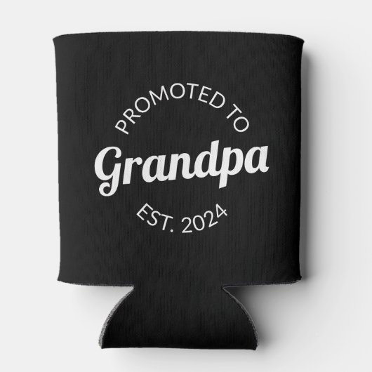 Gepromoveerd naar opa Est. 2024 I Blikjeskoeler (Achterkant)