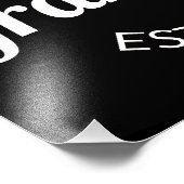 Gepromoveerd naar opa Est. 2024 I Foto Afdruk (Hoek)