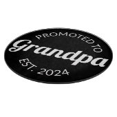 Gepromoveerd naar opa Est. 2024 I Snijplank (Hoek)