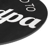 Gepromoveerd naar opa Est. 2024 I Snijplank (Hoek)