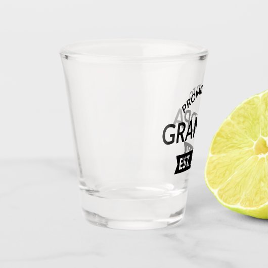 Gepromoveerd naar opa Est. 2024 II Shot Glas (Links)