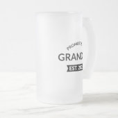 Gepromoveerd naar opa Est. 2025 II Matglas Bierpul (Voorkant rechts)