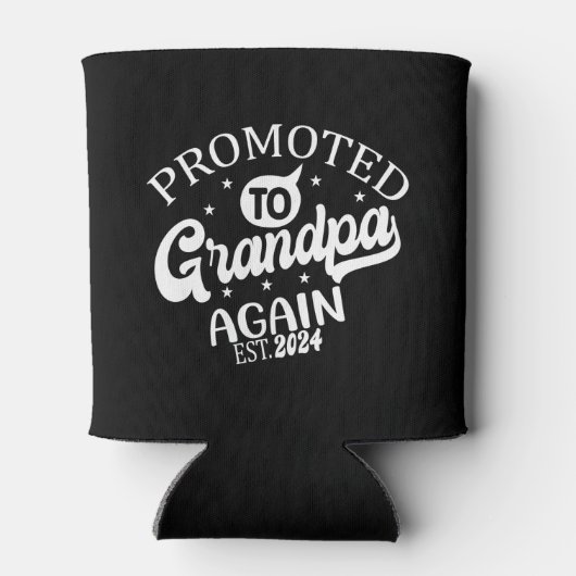 Gepromoveerd naar opa Opnieuw 2024 Nieuw Grandad G Blikjeskoeler (Achterkant)