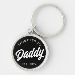 Gepromoveerd naar Papa Nieuw Papa Gift Vaders Dag Sleutelhanger