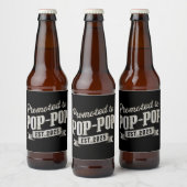 Gepromoveerd naar Pop-Pop EST 2025 eerste keer Pop Bier Etiket (Flessen)