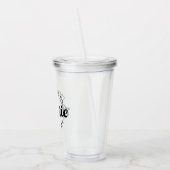 Gepromoveerd naar tante Est. 2024 I Acryl Drinkbeker (Links)