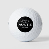 Gepromoveerd naar tante Est. 2025 II Golfballen (Voorkant)