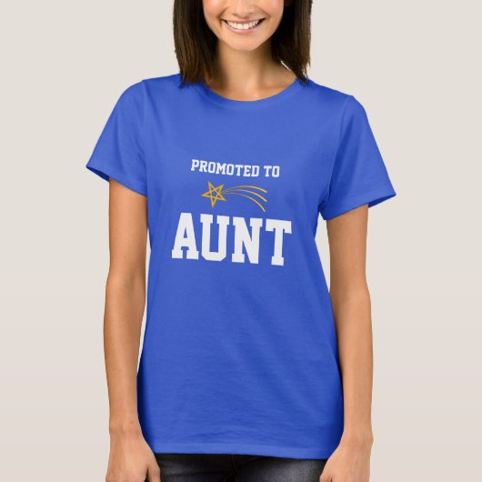 Gepromoveerd naar tante t-shirt (Voorkant)