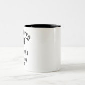 Gepromoveerd naar Uncle Personalized Baby Naam Tweekleurige Koffiemok (Center)