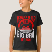Gepromoveerd tot Big Bro 2026 genivelleerd tot Big T-shirt (Voorkant)