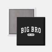 Gepromoveerd tot Big Bro EST 2026 New Brother Baby Magneet (Voorkant / Achterkant)