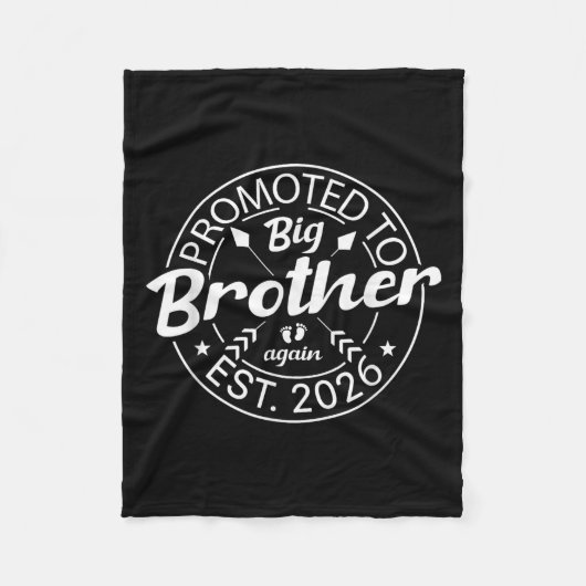 Gepromoveerd tot Big Brother Again EST 2026 New Ba Fleece Deken (Voorkant)