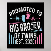 Gepromoveerd tot Big Brother of Twins EST 2026 Bab Poster (Voorkant)