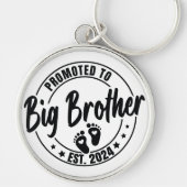 Gepromoveerd tot Big Brother, zwangerschapsaankond Sleutelhanger (Voorkant)