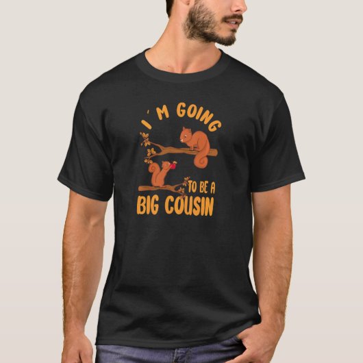 Gepromoveerd tot Big Cousin 2022 Ik word Cous T-shirt (Voorkant)