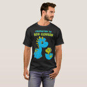 Gepromoveerd tot Big Cousin Boy Dinosaur T-shirt (Voorkant volledig)