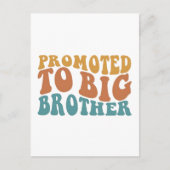 Gepromoveerd tot Big Sister, Big Brother shirt, Briefkaart (Voorkant)